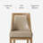 Maven Lane Vienna Swivel Stool with Faux Leather Upholstery-92561092-92561093