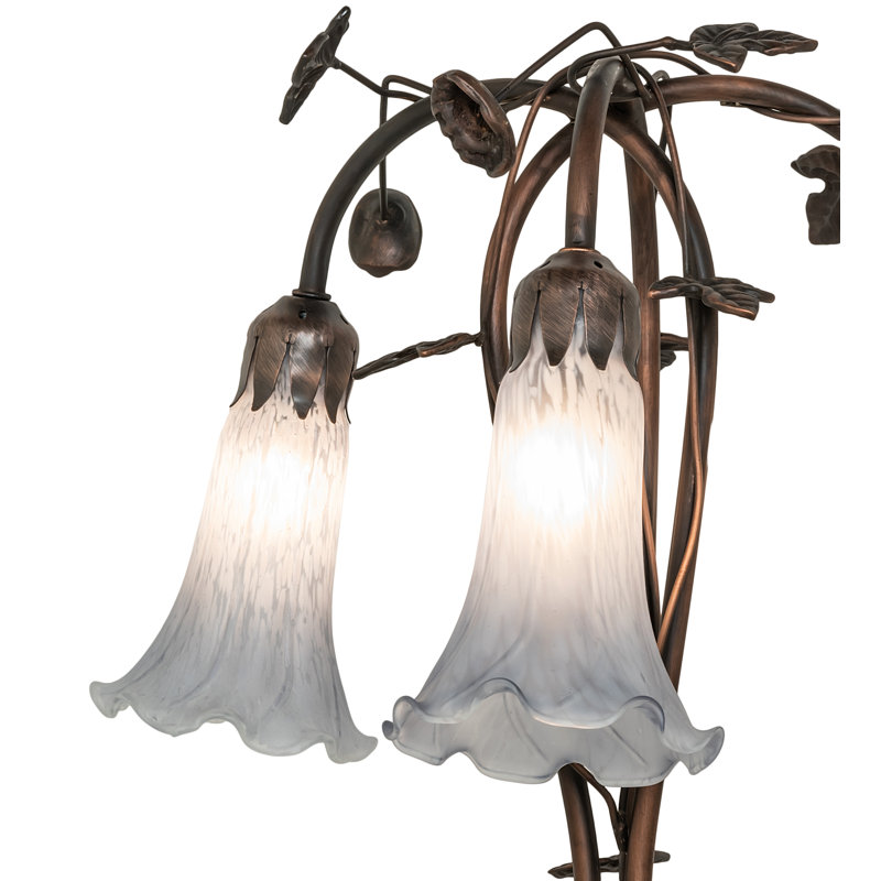Pond Lily 58'' Mahogany Bronze Tree Floor Lamp