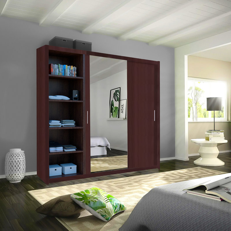 Ludora 3 Door Wardrobe, Wenge