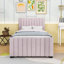  Lit plateforme en velours avec lit gigogne Cohan-106915727-130702125