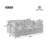 85'' W Chenille Modular Couch Sleeper Sofa-1616643305