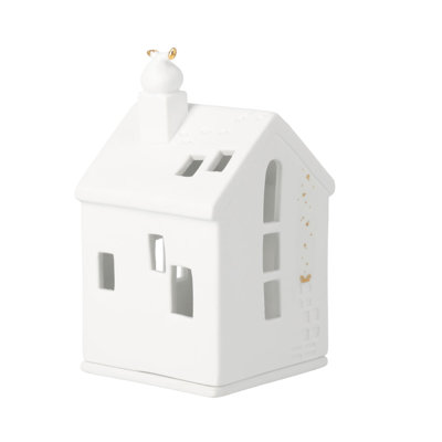 Maison de village en porcelaine - Petits pieds du Père Noël