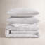 Vera Wang Nebulous Flower Cotton Reversible Grey Comforter Set-2005136736