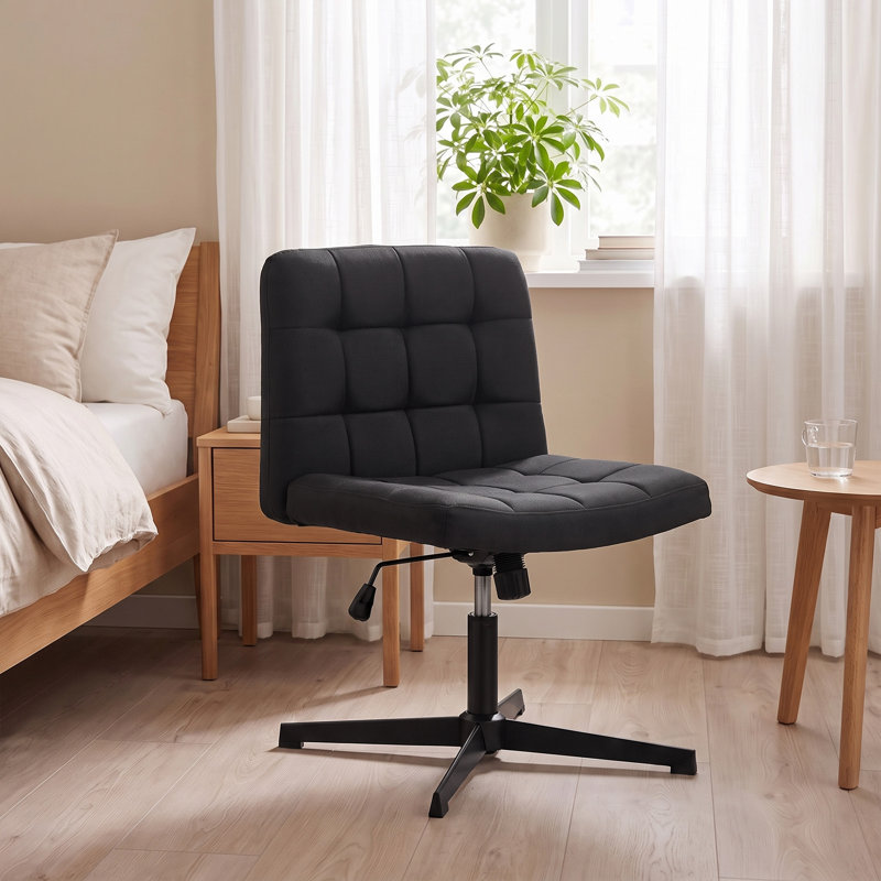 HOMCOM Linen Criss Cross Chair