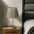 19" Ash Slanted Pleated Tafetta Lampshade-1329966452-1329966450