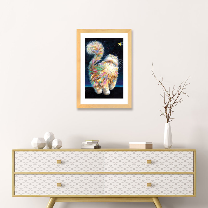 «Twinkle» par Kim Haskins - reproduction d'art sur toile tendue, H 24 po x l 16 po x P 1 po, Papier encadré naturel