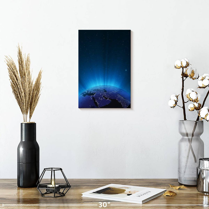 Oberle Glowing Earth, 12" H x 8" W