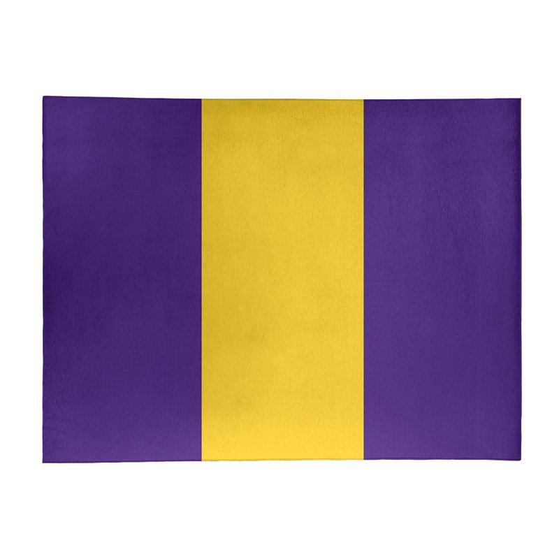 Tapis mauve/jaune, Rectangle 4 pi x 6 pi