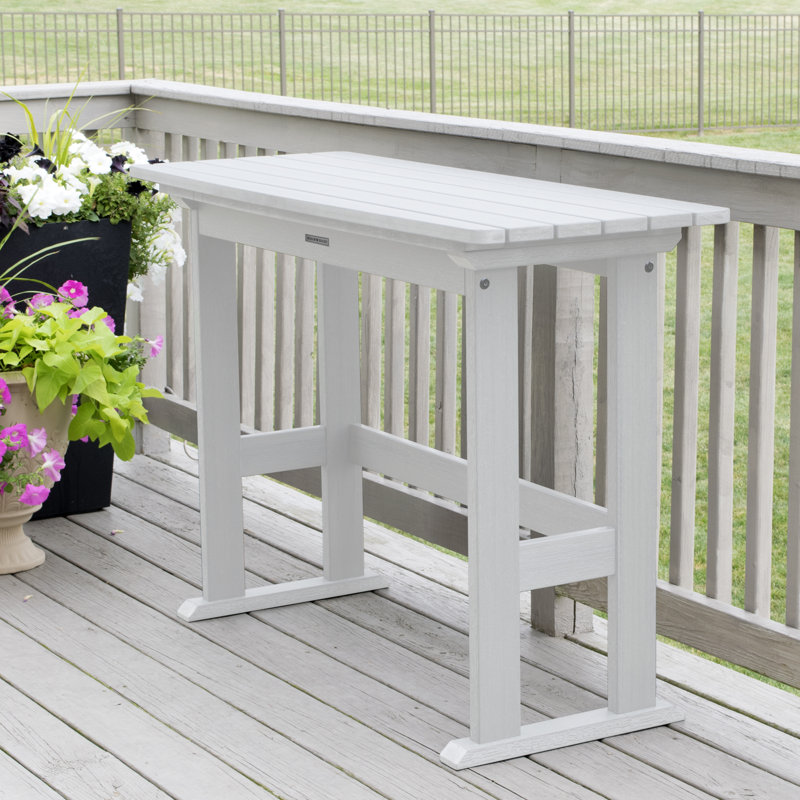 Table de bar Arbnora, Blanc