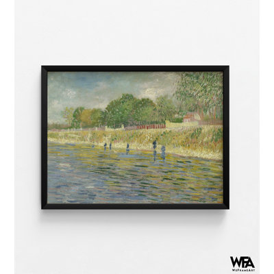 «Bank of the seine» par Vincent Van Gogh, impression d'art de rivière, impression de peinture à l'huile de Van Gogh, encadrée de rivière Van Gogh, art mural nature, impression d'art de Paris