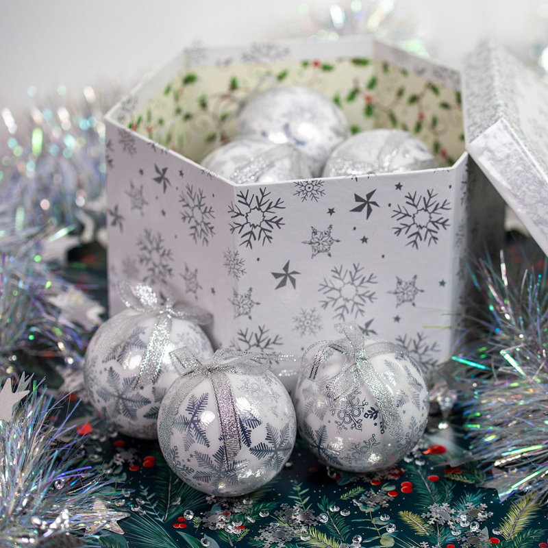 7.5cm Solid Colour Shatterproof Ball Ornament