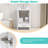 24" Single Bathroom Vanity With Engineered Marble Top-713158299