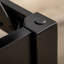 Banc de rangement en faux cuir