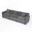 3 Seater Modular Sofa (Gray)
