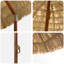 Beach Parasol Natural Polyester and Steel Outdoor Umbrella Sun Shade-510386637-510386634