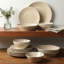 Bloomhouse Montecito Breeze 16 Piece (Service for 4) Double Plates and Bowls Stoneware Reactive Glaze Dinnerware Set - Laguna Dawn-2105447730