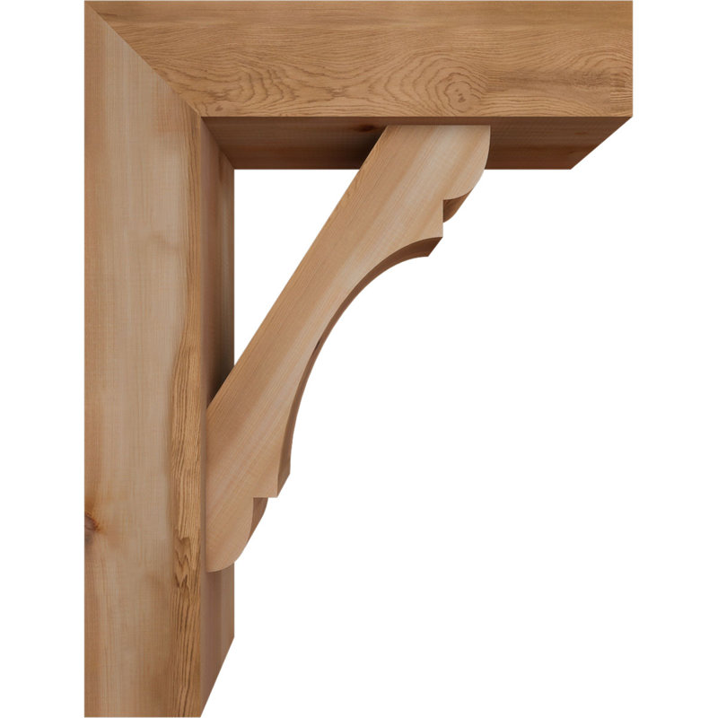 Support de bloc olympique l 7 1/2 po x P 26 po x H 34 po avec support décalé, cèdre rouge de l'Ouest, 34 x 26