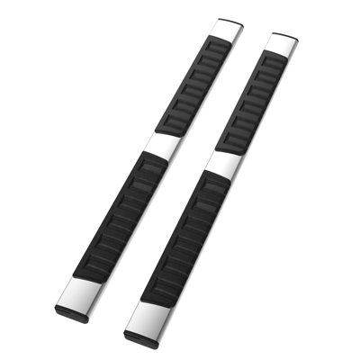 Running Boards 6.5 Inches Compatible with 2009-2026 Ford F150 SuperCrew(4 Full-Size Doors) Stainless Steel Side Steps Nerf Bars