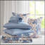 Ensemble d'édredon floral avec draps Blue King-134085800
