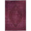 Overdyed Hand-Knotted Wool Modern-Contemporary Purple Area Rug 9' 10" x 14' 1"