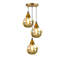 3 - Light Yellow Brass Pendant-817562710