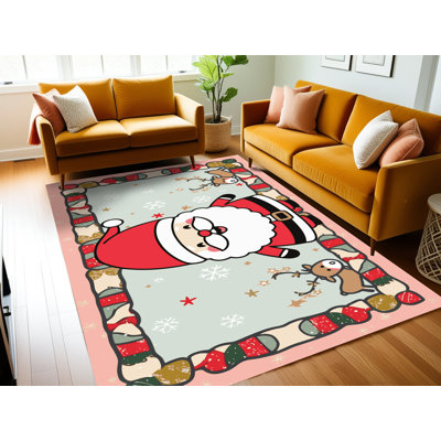 Tapis de Noël hiver lavable Ginza Six