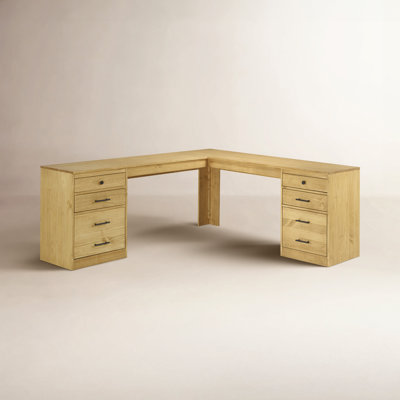 Torei 70.87 " Pine Executive Desk