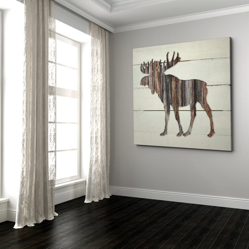 Orignal des bois - Impression, Toile tendue, H 40 po x l 40 po x P 1 po