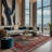 Machine Washable Brown Area Rug-234023124
