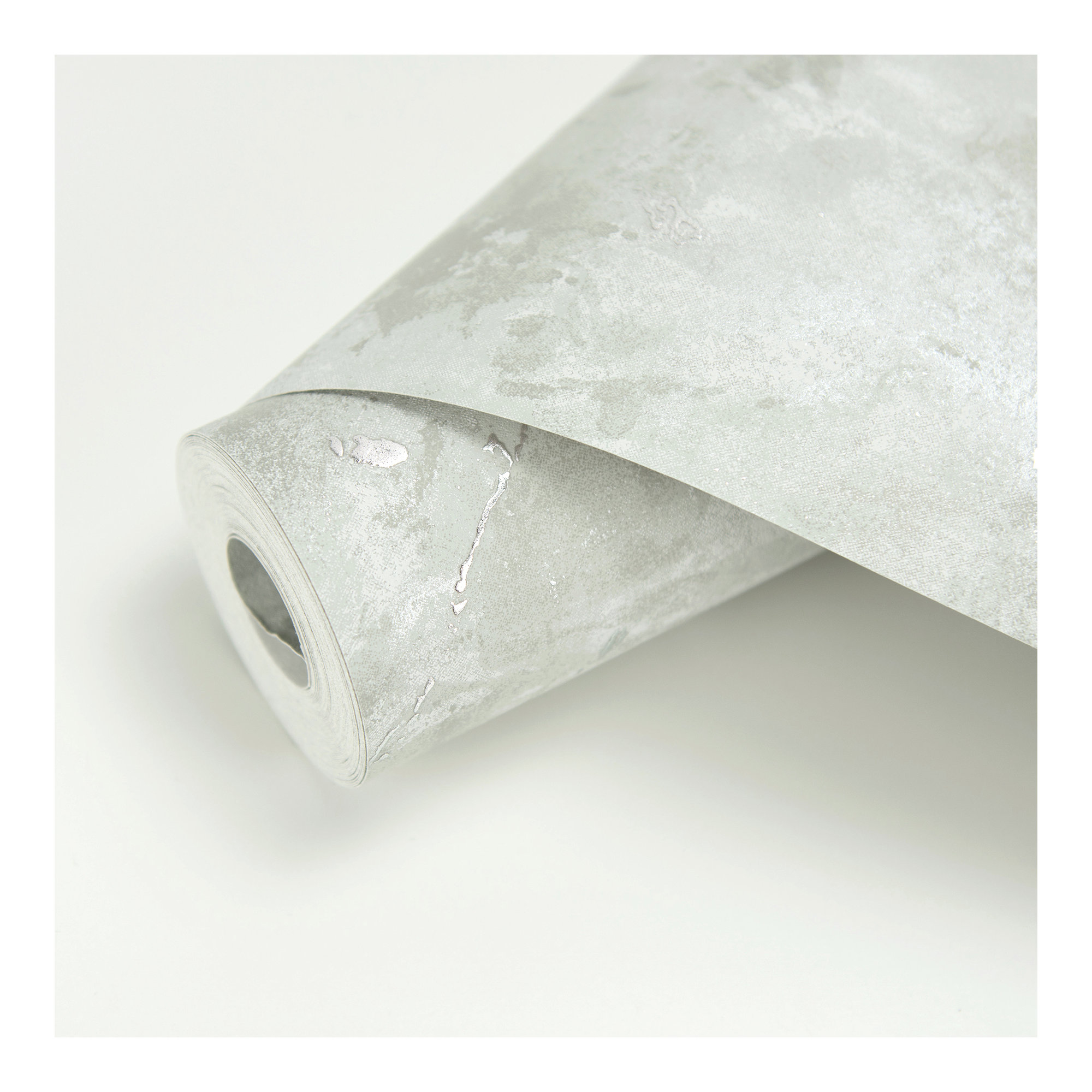 Aruba Marble Wallpaper, Silver