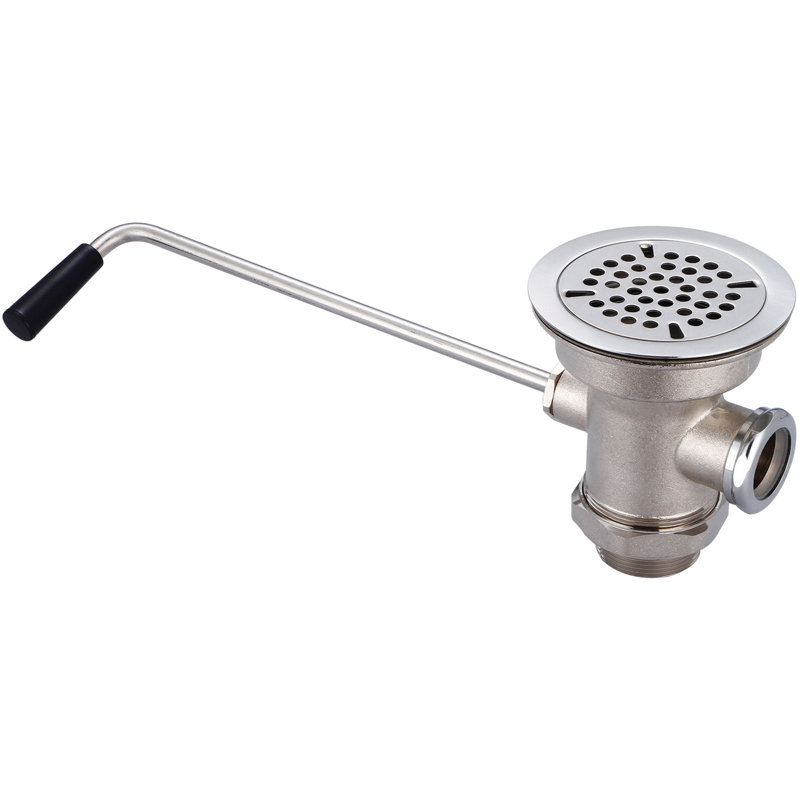 Drain de lavabo pour évier de cuisine avec trop-plein