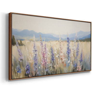 Série paysage - CXIX - Toile tendue avec châssis encadré - Prêt à être accroché