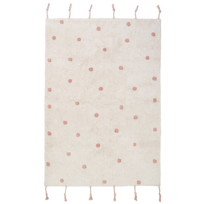 Coelho Hand Tufted Cotton Beige Rug