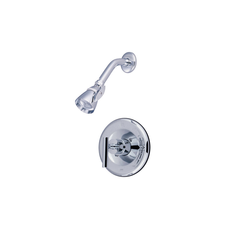 Kingston Brass Manhattan Single-Handle Pressure Balanced Shower Faucet, Polished Chrome