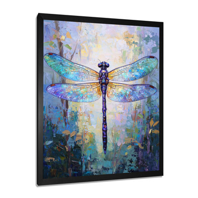 Dragonfly Iridescent Wings - Dragonfly Wall Art Print