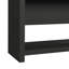 Table de canapé Gagne avec tablette inférieure noire et grain-1758142748