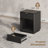Valerica Fluted Nightstand with LED Light and Charging Station-288478847