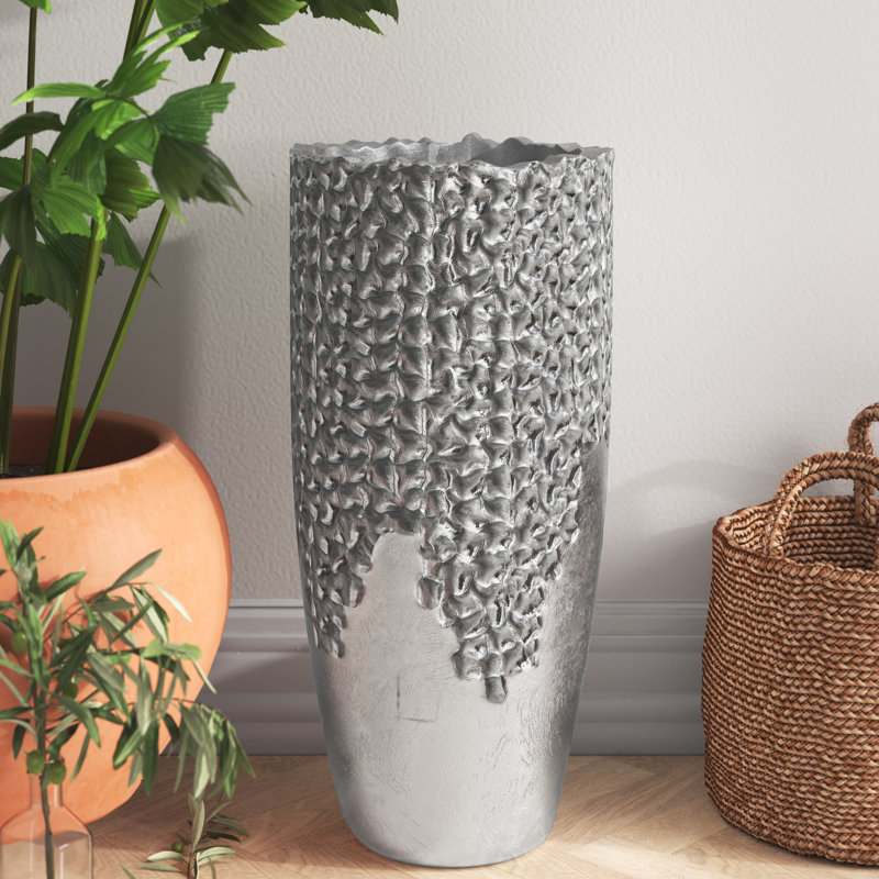 Brenda Glass Floor Vase, 70cm H x 34cm W x 34cm D