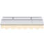 Auvent pour fenêtre de 59 po x 34 po - Support de toit en polycarbonate et aluminium résistant à la neige et au vent de style moderne 59 x 34