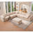 8 - Piece Compression Modular Upholstered Sectional-1522777818