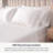 Delara GOTS Certified 100% Organic Cotton Sateen Sheet Set, 400TC Long Staple, Soft & Breathable with Deep Pocket-88040971-105914772