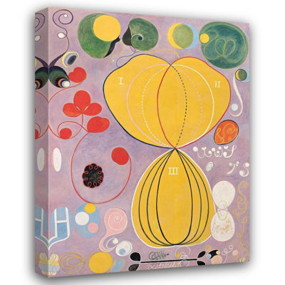 "Group Iv, No. 7, the Ten Largest, Adulthood" by  Hilma Af Klint - Gallery Wrap Canvas Wall Art