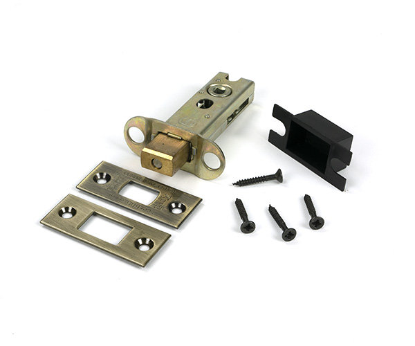 Heavy Duty Tubular Deadbolt, Aged Brass