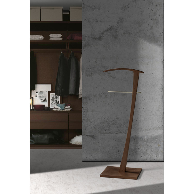 Rivero Freestanding Valet Stand, Walnut