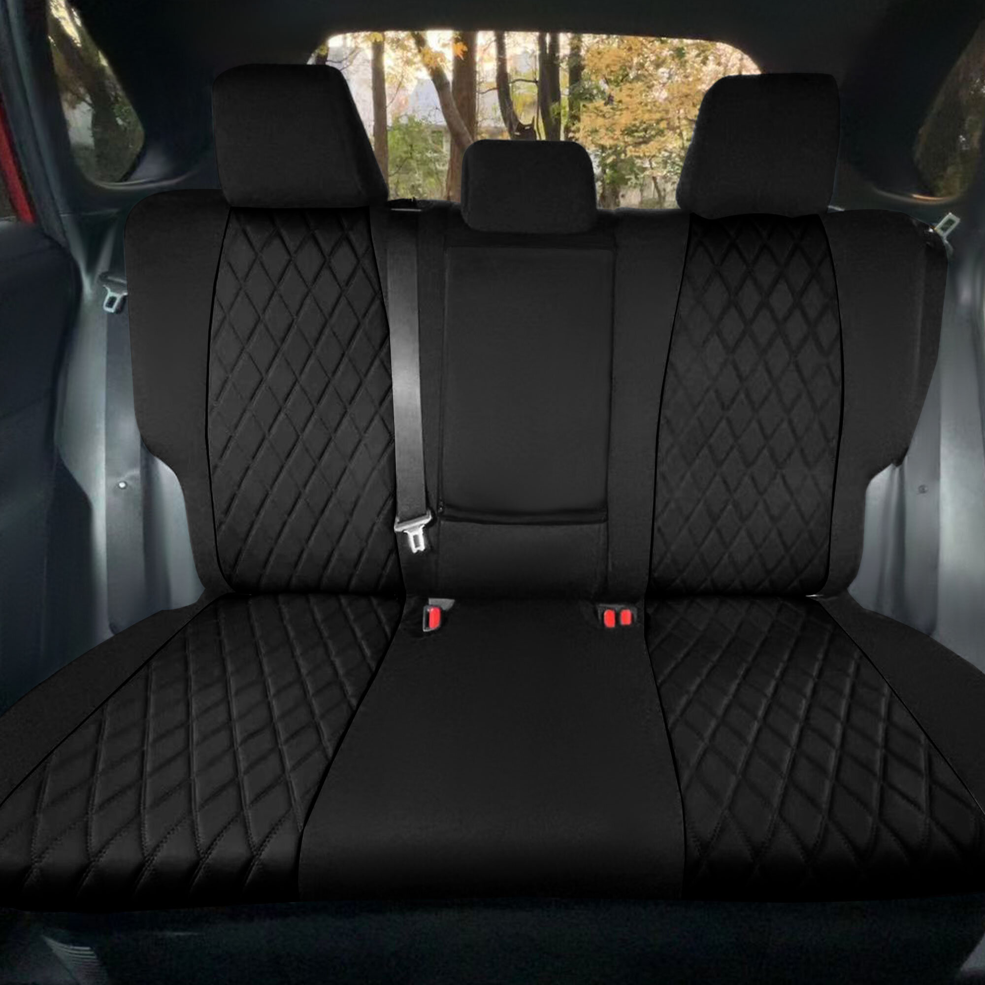 LULUDA Custom Fit RAV4 Car Seat Covers Fit for 2019 2020 2021 2022 2023  Toyota RAV4 LE Limited XLE Premium with Waterproof Faux Leather (LU01-XLE
