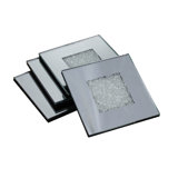 Swarovski Crystal-Filled Glass Coaster