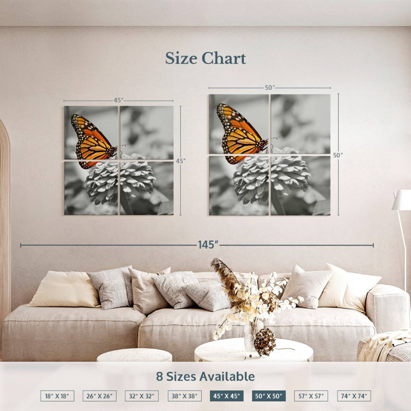 Brampt Amber Toned Butterfly