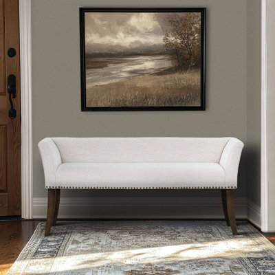 Banc rembourré Welburn crème