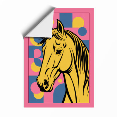 Horse Pop Art - Framed Print