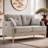 Nathaneil Fabric 56.8'' Reception Loveseat-307033625